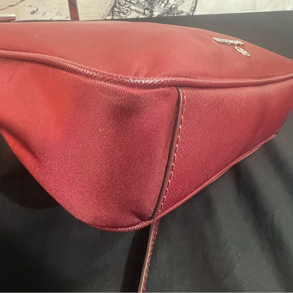 Michael Kors' Jet Set Charm Large Flat Burgundy Crossbody/Shoulder Bag/Purse